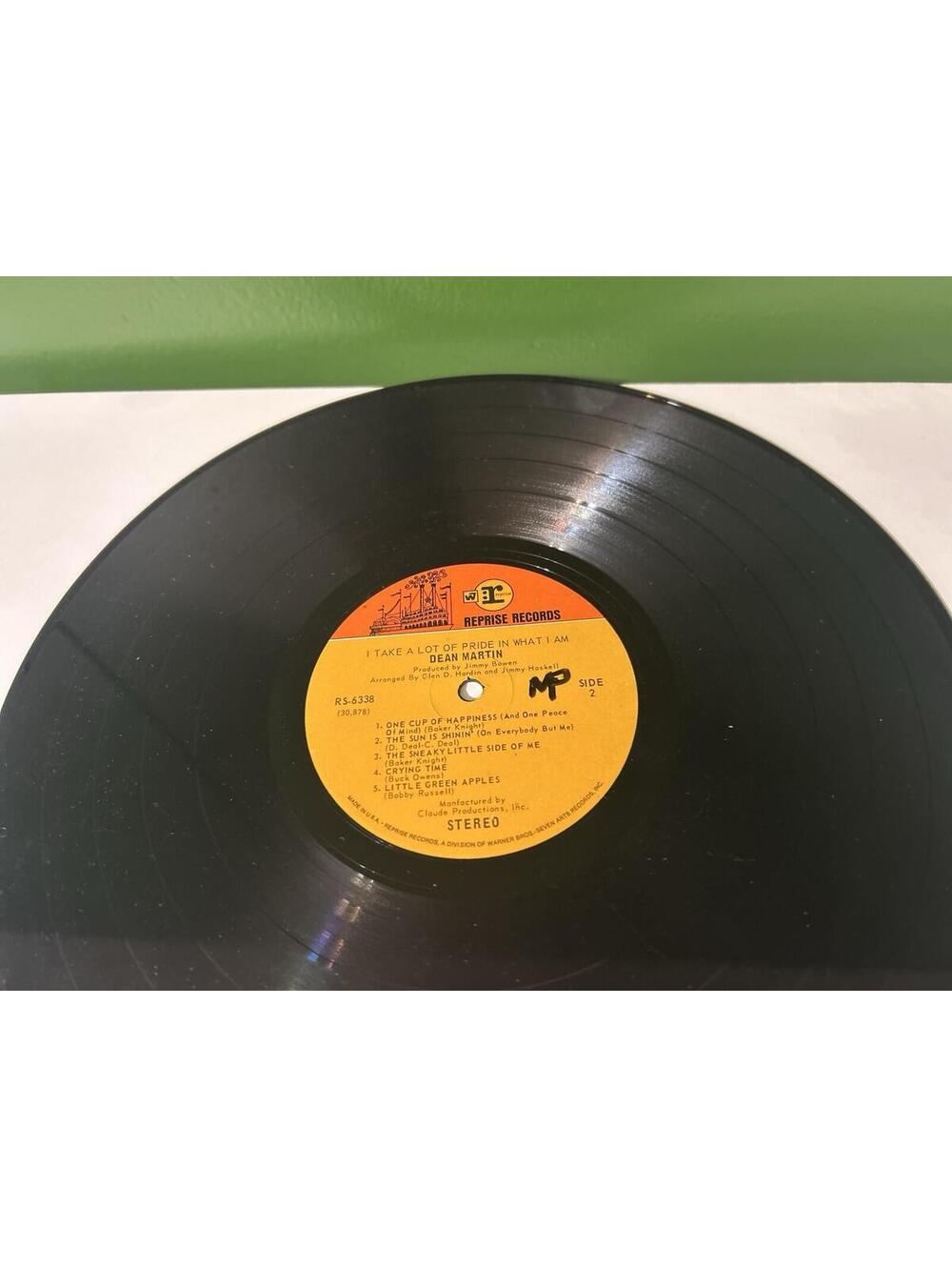 Dean Martin I Take A Lot Of Pride In What I Am LP Vinyl 1969 Reprise RS-6338